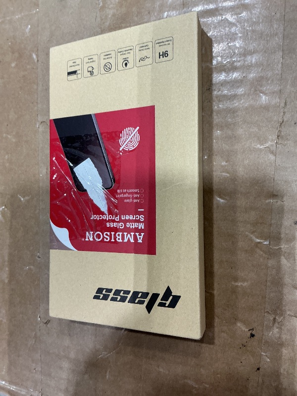 Photo 1 of [2 Pack] Ambison Matte Glass Screen Protector Designed for iPhone 16e/iPhone 14/iPhone 13/13 Pro, Install Frame/Bubble Free/Anti-Glare&Fingerprint, 9H Tempered Glass Clear for iPhone 16e/14/13 Pro 6.1inch