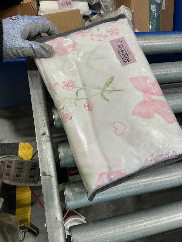View 2 of *USED*
CCoutueChen Duvet Cover Twin 2Pcs Pink Floral Bow Bedding Set for Girls Kids, Romantic Princess Style Bowknot Bedding, Ultra Soft Reversible Garden Flower Duvet Cover Set(1 Pillowcase,No Comforter)