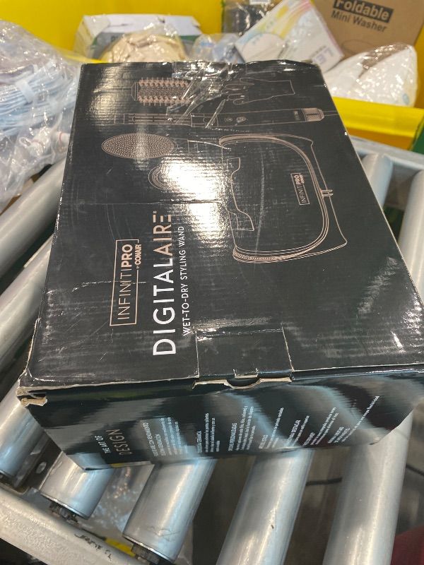 Photo 1 of *USED*
Infiniti PRO CONAIR Wet-to-Dry Styling Wand, Multi Hair Styling Tool for Curls, Waves, Blowouts, and Volume, 4 Attachments & Storage Bag, Amazon Exclusive, Black