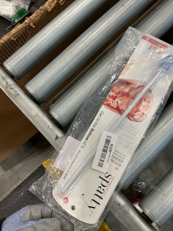 Photo 1 of ***ONLY ONE*** Spatty Daddy Spatula 2 Pack (6 and 12 Inch Pink/Blue Bundle) Shark Tank, Mini Makeup Tool, Stocking Stuffers, Gifts for Women, Adult Stocking Stuffers, Small Scraper Tool, Lip Gloss Spatula