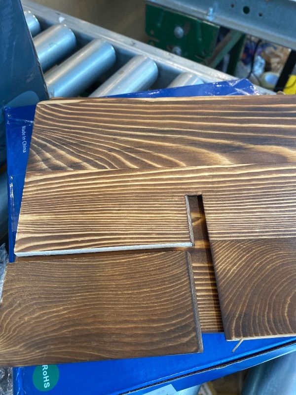 Photo 1 of ***MAJOR DAMAGE*** Geetery Book Stand Book Holder for Display Reading Textbook Holder Open Display Stand for Open and Closed, Cookbook, Magazines, Textbooks, Recipe(Dark Brown)