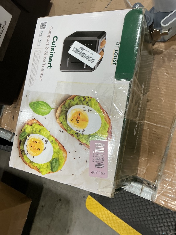 Photo 1 of *UNTESTED*
Cuisinart CPT-122BK 2-Slice Compact Plastic Toaster, Black