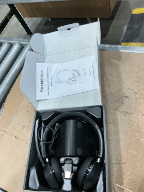 Photo 1 of (Upgraded Version) Wireless Headset, Bluetooth Headset with Noise Cancelling Microphone, Best Headphones with Mic Mute & USB Dongle for PC/Computer/Laptop/Cell Phones/Remote Work/Call Center