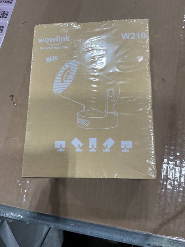 Photo 1 of [Built-in Apps & 2026 Upgraded] Mini Projector with WiFi 6 and Bluetooth 5.4 Support 4K 1080P Auto Keystone 180° Rotatable Projector Portable Compatibile with HDMI/TV Stick/Memory Stick/Laptop, White