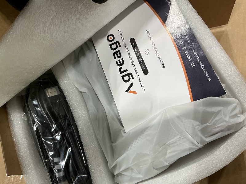 Photo 1 of [Electric Focus] Projector with WiFi and Bluetooth, Native 1080P 15,000 Lumens 4K Supported, Agreago Outdoor Movie Projector for Home Theater UP to 300", for iOS/Android/TV Stick/HDMI/USB