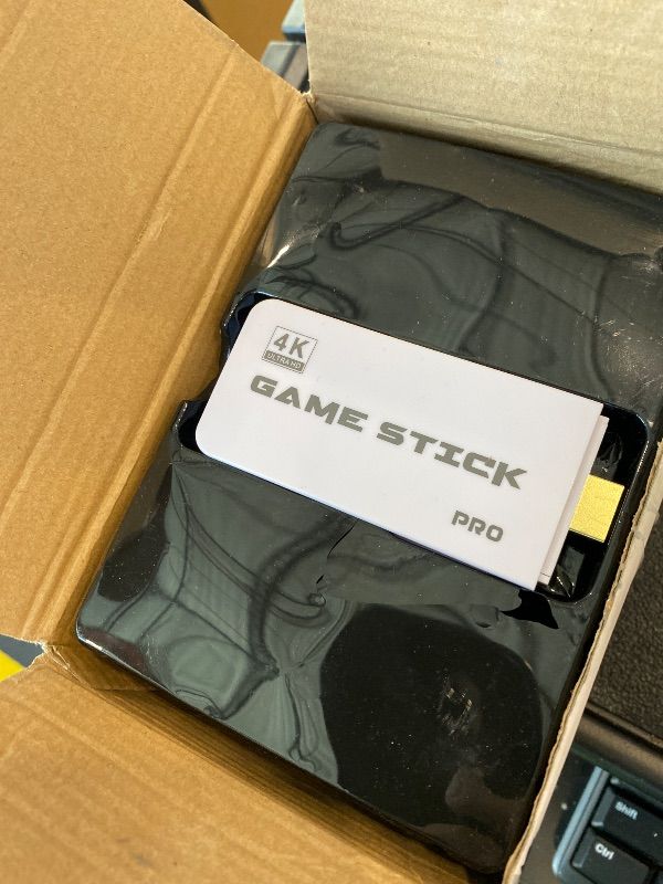 Photo 1 of *UNTESTED*
2026 New Retro Gaming Console, Retro Gaming Stick with 20,000+ Classic Game and 23 Game Emulators, Plug & Play 4K HDMI Output Game Console Stick with Dual 2.4G Controllers (64GB) for Christmas gifts