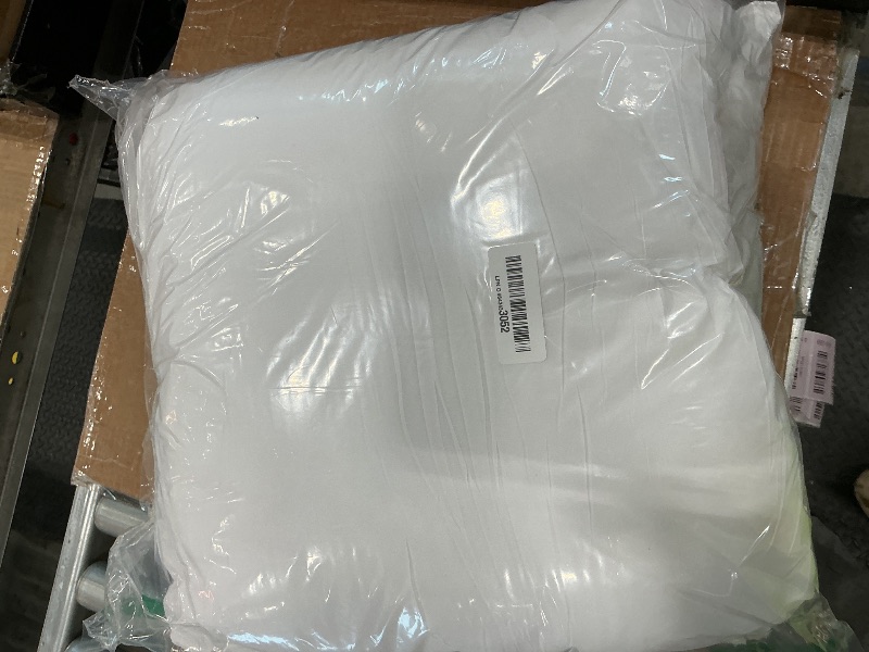 Photo 1 of **MISSING 2**
EDOW Throw Pillow Inserts, Set of 4 Lightweight Down Alternative Polyester Pillow, Couch Cushion, Sham Stuffer, Machine Washable. (White, 18x18)