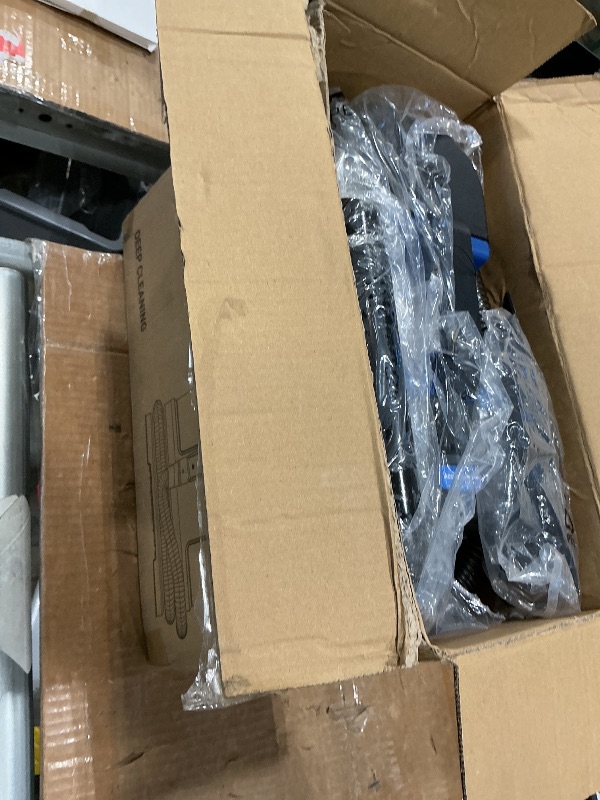 Photo 1 of *MINOR DAMAGE - USED*
Vaconly Portable Spot Cleaner Machine for Carpet and Upholstery - 18Kpa Carpet Cleaner with Dual BrushHeads, Easy Move, Cleaning Machine for Furniture, Couch, Stairs, Car and Pet Stain, Blue