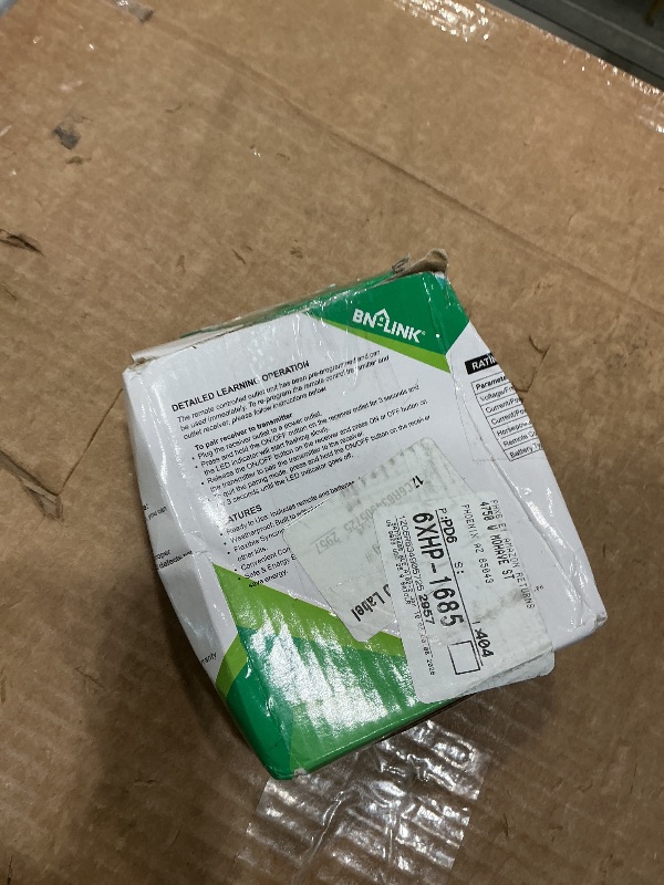 Photo 1 of ***MISSING REMOTE*** BN-LINK Outdoor Light Timer, Waterproof Plug-in Dusk-to-Dawn Controller with 2 Grounded Outlets for Christmas & Halloween String Lights, 15A 1/2HP, ETL Listed, 100 ft RF Range, Remote Included