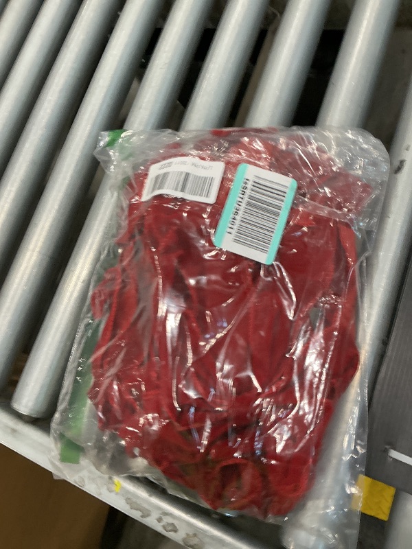 Photo 1 of *MINOR DAMAGE - USED*
Daifunli 6 Pcs Burgundy Velvet Christmas Cabinet Ribbons Bows for Kitchen 78.7 Inch Large Christmas Door Ribbon Cabinet Bows for Gifts Xmas Tree Home Wall Furniture Party Decorations