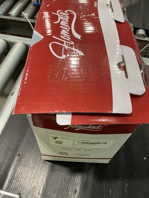 Photo 1 of *UNTESTED*
Homemate Heated Blanket Electric Throw - 50"x60" Heating Blanket Throw 1/2/4/6/8 Hours Auto-Off 10 Heat Level Over-Heat Protection Flannel Sherpa ETL Certification