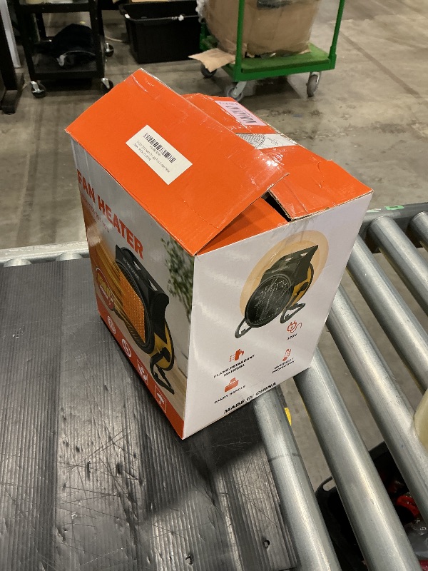 Photo 1 of *UNTESTED*
Outdoor Heaters for Patio, 1500W Outdoor Space Heater with 3S PTC Fast Heating, 3-Mode Electric Patio Heater for Greenhouse, Garage, Deck & Patio, Overheat Protection Yellow