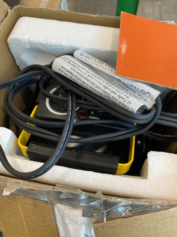 Photo 1 of *UNTESTED*
Outdoor Heaters for Patio, 1500W Outdoor Space Heater with 3S PTC Fast Heating, 3-Mode Electric Patio Heater for Greenhouse, Garage, Deck & Patio, Overheat Protection Yellow