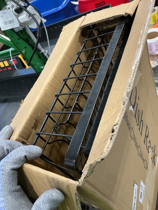 Photo 1 of **MISSING PARTS**
SNTD Dish Drying Rack - Extendable Dish Rack, Large Sink Drying Dish Drainer for Kitchen Counter, Stainless Steel Dish Strainer with Utensil Holder (Black)