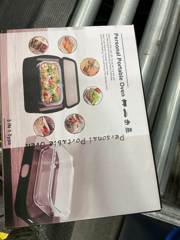 View 2 of *USED*
LBMVRB Portable Oven - 100W Fast Heating Food Warmer, 3-in-1 Electric Lunch Box & Lunch Warmer 12V/24V/110V - Mini Personal Microwave Oven for Car, Truck Driver, Office, Travel & Outdoor Use