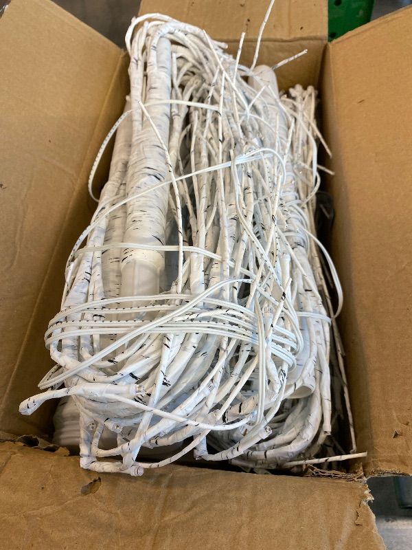 Photo 1 of *MINOR DAMAGE - USED*
Wexo Palindrog Lighted Birch Tree, 2 Pack 6 FT Prelit White Artificial Christmas Trees with Total 288 Warm White LED Lights and Timer for Indoor Outdoor Garden Wedding Party Christmas Decoration