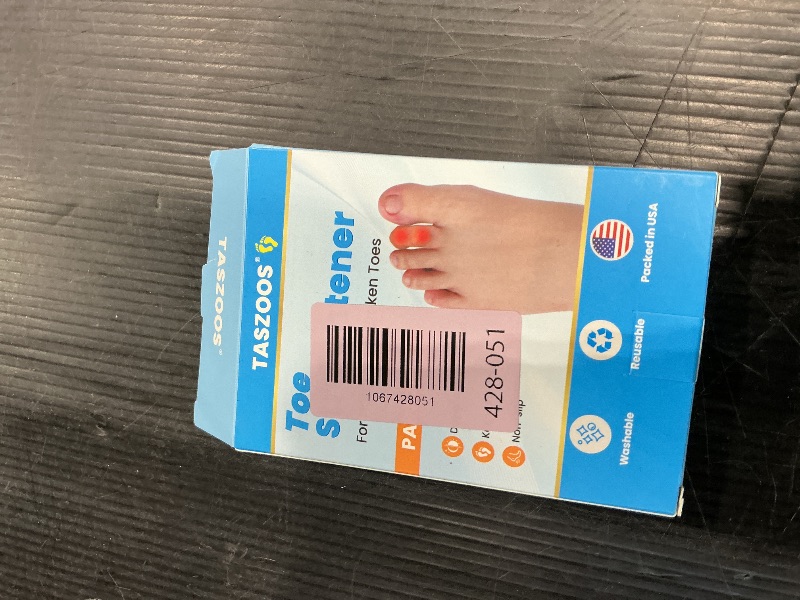 Photo 1 of *MISSING PARTS*
TASZOOS Hammer Toe Straightener Corrector for Women & Men - 6pcs(Green) Gel Hammer Toe Straightener - 3 Different Sizes (S/M/L) - Toe Splints - Realign Bent, Curled, Crooked, Claw, Hammer Toes