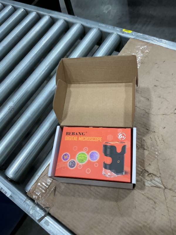 Photo 1 of 1000X Handheld Microscope for Kids 4K 2.0" Screen Rechargeable Mini Pocket Digital Microscopes w/Slides Kit Portable Edu Gift Age 4-6 8-12 Children Students