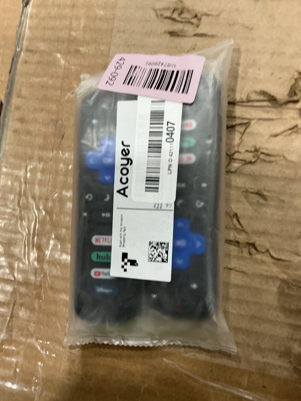 Photo 1 of (Pack of 2) Replacement Remote Control Only for Roku TV, Compatible for TCL Roku/Hisense Roku/Onn Roku/Sharp Roku/Element Roku/Westinghouse Roku/Philips Roku Smart TVs (Not for Roku Stick and Box)