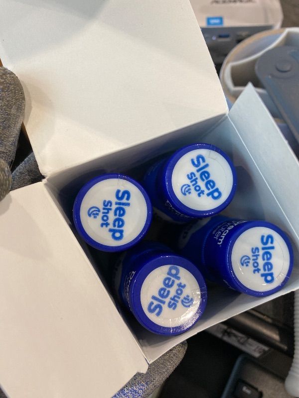 Photo 1 of **Factory Sealed**
Dream Water Sleep Aid Supplement Drink; Melatonin 5mg, GABA, 5-HTP; Zero Sugar, Natural Flavors, No Added Colors, 2.5 oz Liquid Sleep Shots, Snoozeberry, 4-Count