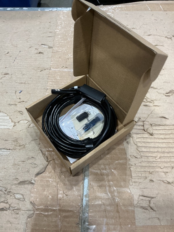 Photo 1 of [Dual-Lens] Endoscope Camera with Light, 1920P HD Borescope with 8+1 Adjustable LED Lights, IP67 Waterproof 16.5FT Semi-Rigid Snake Cord Inspection Camera for iPhone, iPad and Android Phone (Type C)