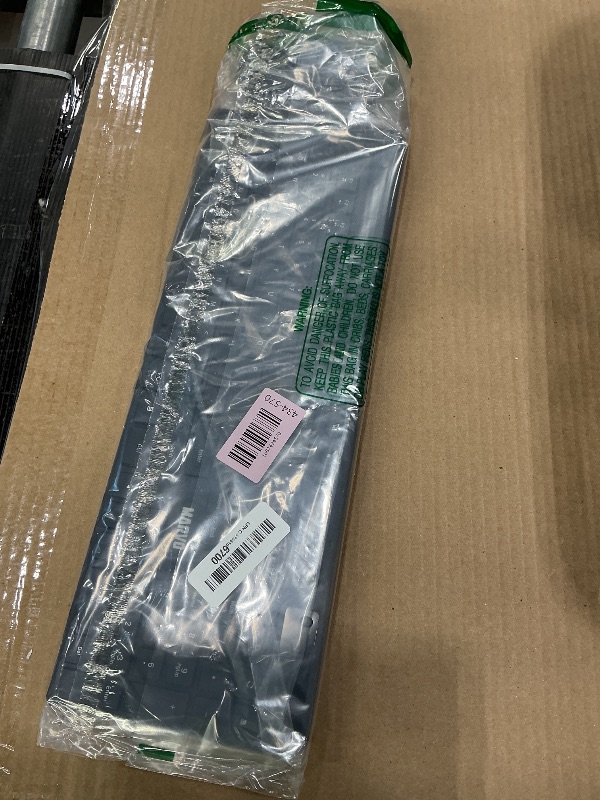 Photo 1 of *UNTESTED*
Wireless Keyboard and Mouse Combo, MARVO 2.4G Ergonomic Wireless Computer Keyboard with Phone Tablet Holder, Silent Mouse with 6 Button, Compatible with MacBook, Windows (Black)