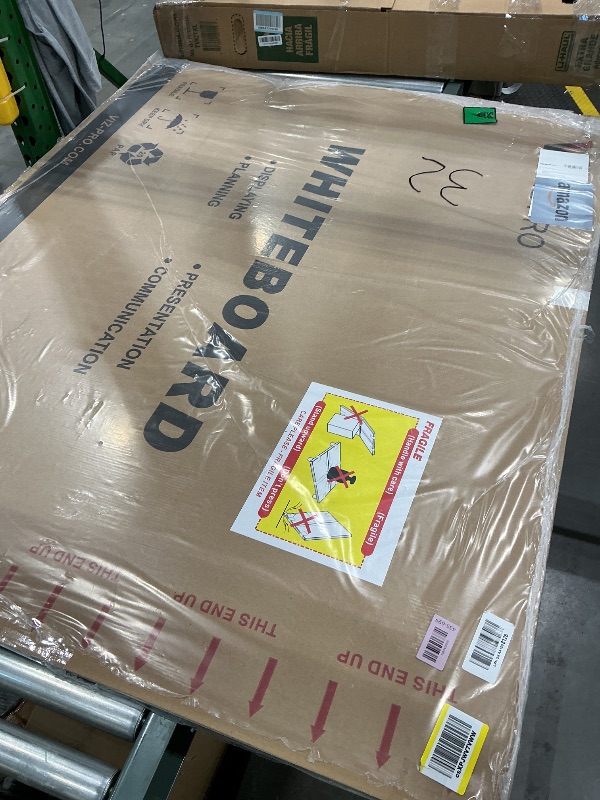 Photo 1 of *USED*
VIZ-PRO Dry Erase Board/Magnetic Whiteboard, 60 x 48 Inches, Large Wall Mounted Board for School Office and Home 5' x 4'