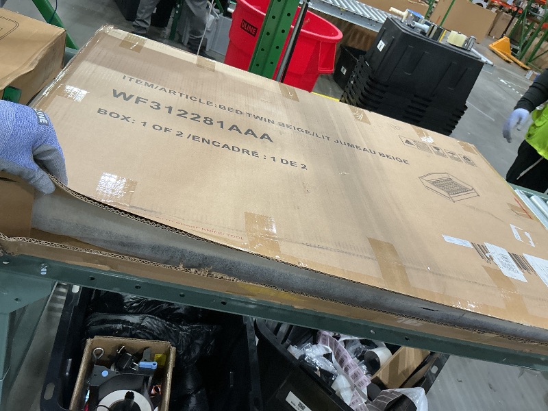 Photo 1 of *PARTIAL SET*
twin beige bed