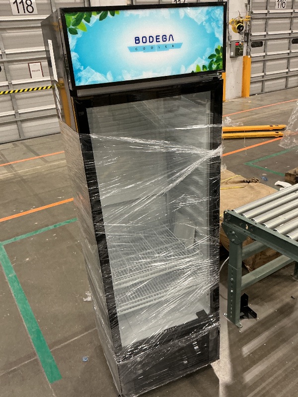 Photo 1 of ***MINOR DAMAGE*** BODEGACOOLER Commercial Beverage Refrigerator, 240 Cans & 160 Bottles, Display Refrigerator For Beer,Soda, Merchandiser Refrigerator with Soft LED Light For Kitchen, Office, Garage, Gym,Man cave,Shop