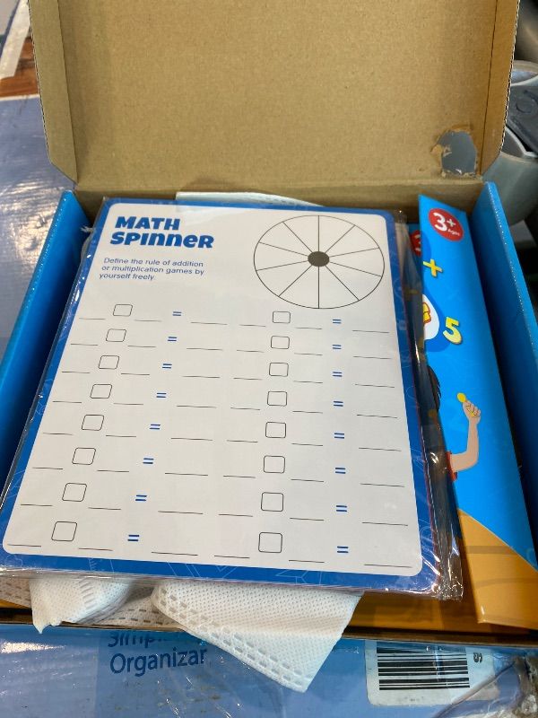 Photo 1 of *MISSING PARTS UNKNOWN*
D-FantiX Magnetic Addition Multiplication Game Board, Math Games for Kids 8-12, Math Manipulatives for Elementary School, Montessori Learning Toys for Homeschool Classroom