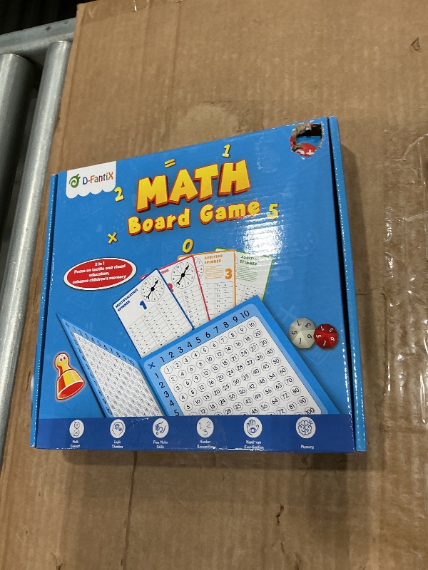 Photo 1 of *MISSING PARTS UNKNOWN*
D-FantiX Magnetic Addition Multiplication Game Board, Math Games for Kids 8-12, Math Manipulatives for Elementary School, Montessori Learning Toys for Homeschool Classroom