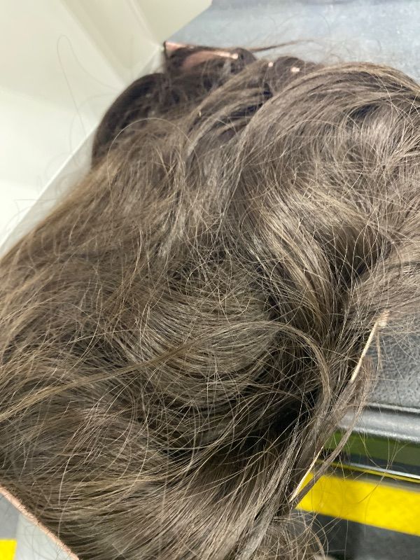 Photo 1 of *MINOR DAMAGE - USED*
cuiud Chocolate Brown Lace Front Wig 13x4 HD Glueless Brown Wigs Pre Plucked for Beginners Synthetic Lace Front Wig for Women Long Layered Wave Wig 26inch