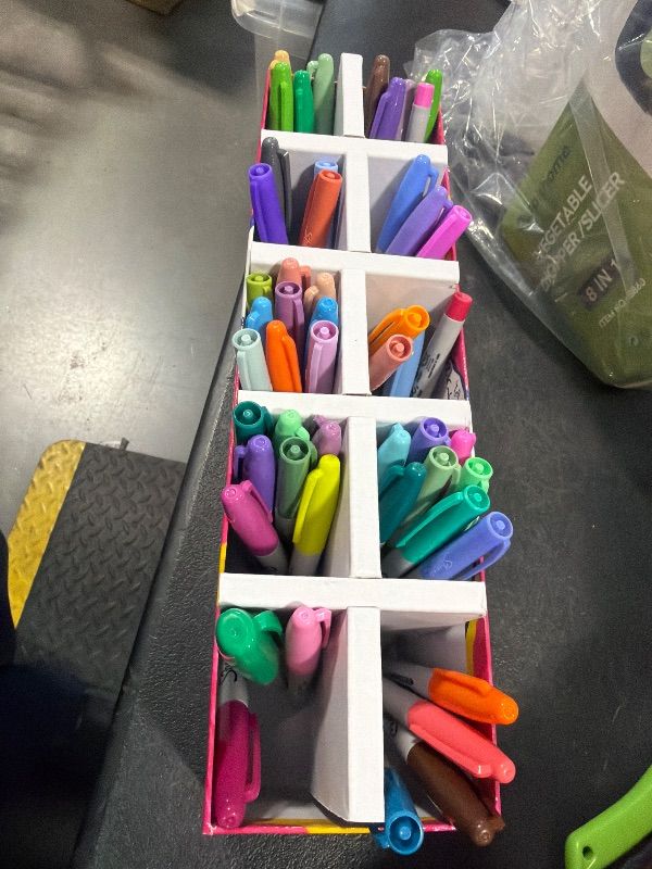 Photo 1 of ***Missing Parts*** Sharpie Permanent Markers Ultimate Collection Fine and Ultra Fine Points Assorted Colors 115 Count