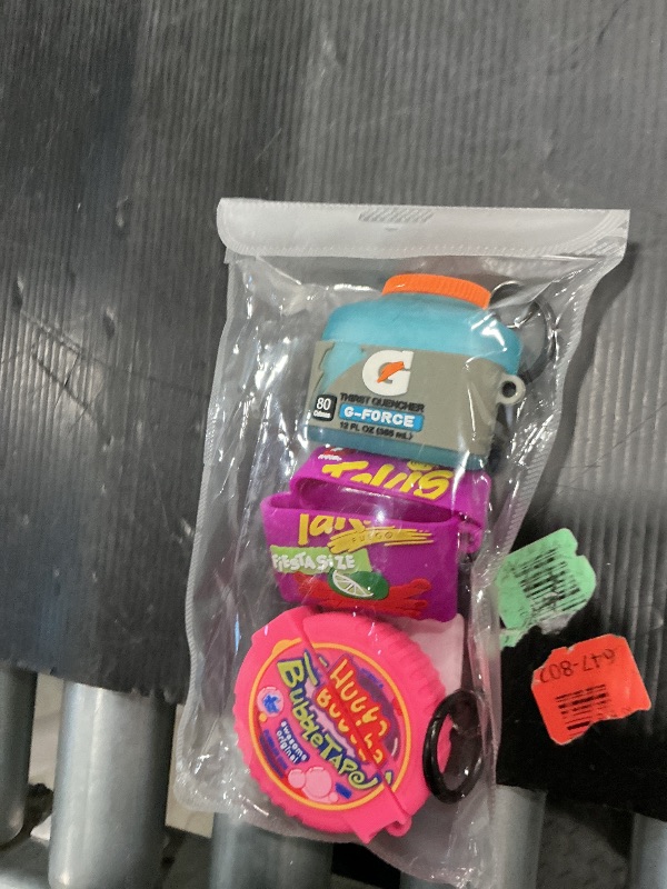 Photo 1 of [3Pack] Gedicht for Airpods Pro Case, Funny 3D Cartoon Candy Energy Bottle Bubble Gum Design Silicone Soft Cases for Airpods Pro Case 1st Gen, with Keychain Kids Women Men for Airpods Pro 2019 Case