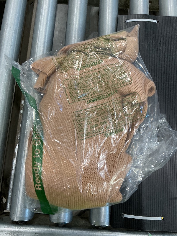 Photo 1 of *Minor Damage*
PRETTYGARDEN Women's 2025 Fall Sweater Dress Long Sleeve Off Shoulder Slit Maxi Bodycon Cocktail Party Dresses (Khaki,Medium)