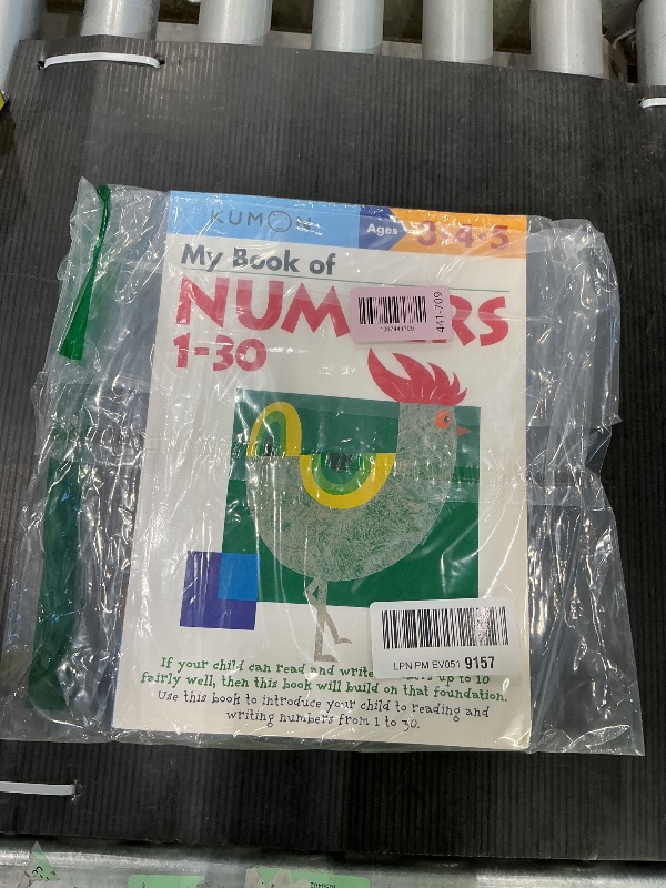 Photo 1 of ***READ CLERK NOTES*** My Book Of Numbers 1-30 (Kumon Workbooks)