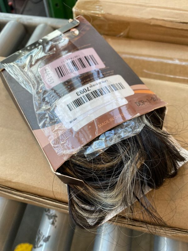 Photo 1 of *Minor Damage*
Sisily Clip in Hair Extensions Real Human Hair, 20 inch 120g, Jet Black, 100% Brazilian Remy Human Hair Clip in Extensions Soft Straight 7pcs Per Set with 16 Clips Double Weft