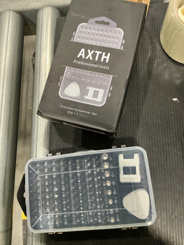 Photo 1 of *Minor Damage*
AXTH 115-in-1 Precision Screwdriver Set, [Super Durable] Mini Professional Magnetic Repair Tool Kit, Small Screwdriver for Phone, Computer, Watch, Laptop, Macbook, Eyeglass, Electronic