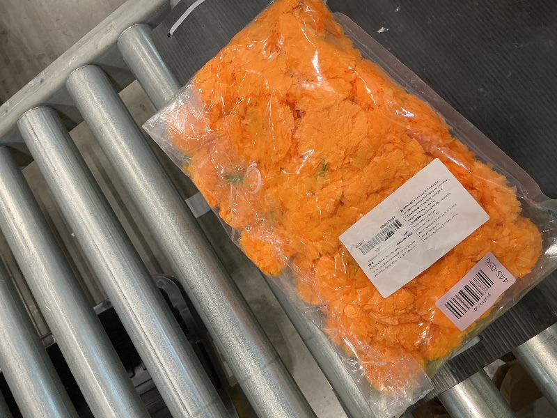 Photo 1 of *orange* DomeStar 5 Packs 75Ft Papel Picado, White Mexican Theme Party Flag Banner Mini Plastic Fiesta Party Decorations Dia De Los Muertos Day Of The Dead Decorations