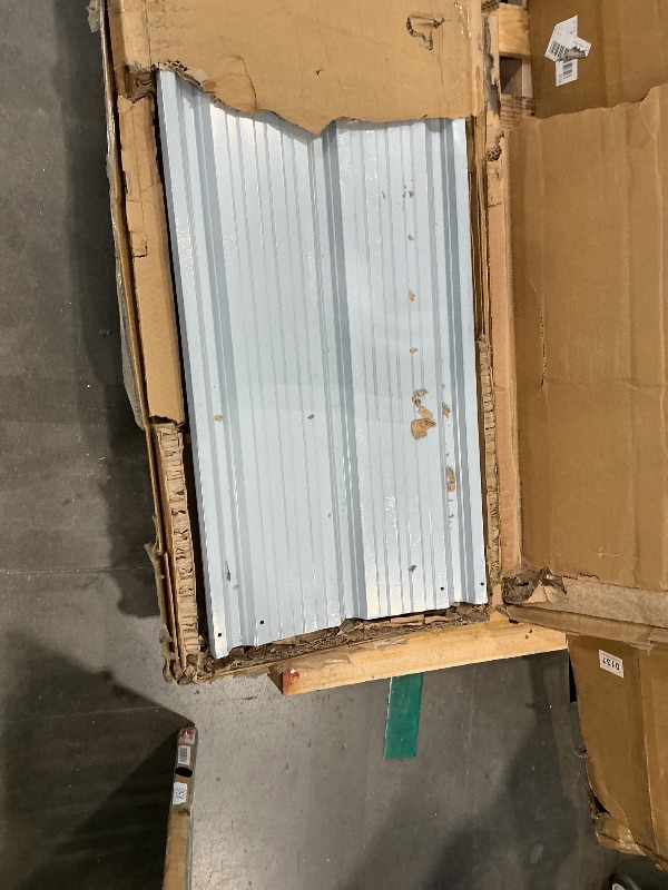 View 4 of ** missing parts***20 ft x25 ft x13 ft Metal Carport for 2 Cars, Extra Tall Car Port, Reinforced Frame and Roof for All-Weather, for Bass Boats, Full-Sized Pickup Trucks, and Tractors, N.W. 980 LBS