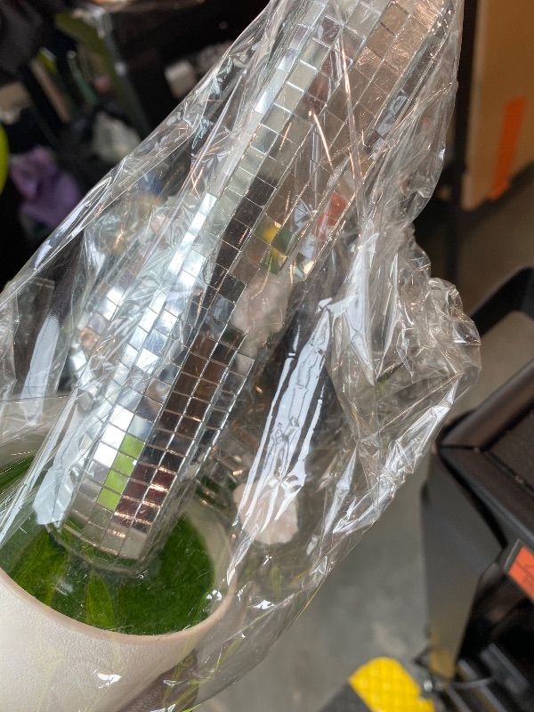 Photo 1 of *MINOR DAMAGE - USED*
Halloscume Disco Ball Cactus Party Decor Glitter Cactus Fiesta Mexican Party Decoration Disco Mirror Decorations for Fiesta Mexican Table Desk Home Decor