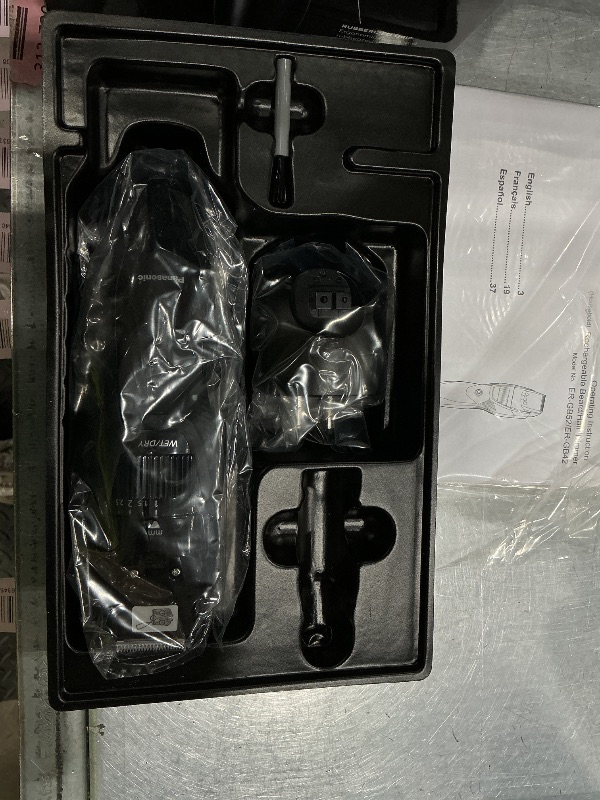 Photo 1 of ***Missing height adjustment*** Panasonic Cordless Beard Trimmer for Men with Precision Dial, 19 Adjustable Length Settings, Rechargeable Battery, Washable - ER-GB42-K (Black)