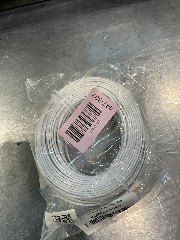 Photo 1 of 100 FT 24 AWG Universal Garage Door Wire, 2-Conductor Garage Door Sensor Wire, Garage-Doors Opener Wires for Control Station and Sensor, Low-Voltage Applications, Intercoms, Thermostat Controls