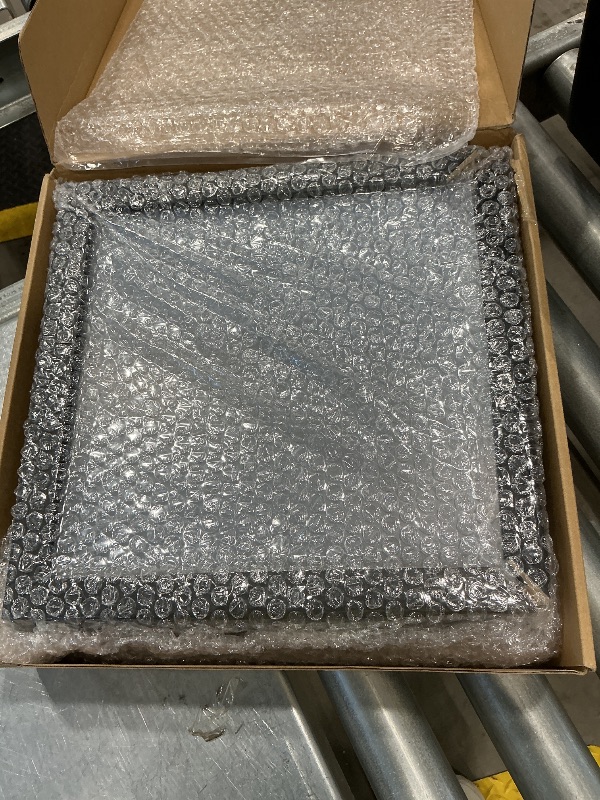 Photo 1 of **MINOR DAMAGE - USED**
Cinnvoice 2 Pcs Enamel Pin Display Frame, 11x11 and 7x9 Inch Shadow Box for Wall and Tabletop Pin Display Board, Medals, Jewelry Collection, Black, Christmas Gifts