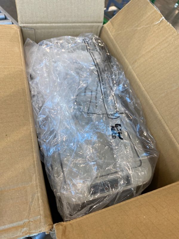 Photo 1 of **UNTESTED**
iTouchless 4 Gallon Bathroom Trash Can with Lid and Deodorizer Lid Opens Right, 15 Liter Stainless Steel Slim Automatic Small Waste Basket Dustbin for Bedroom Home Office Livingroom Garage