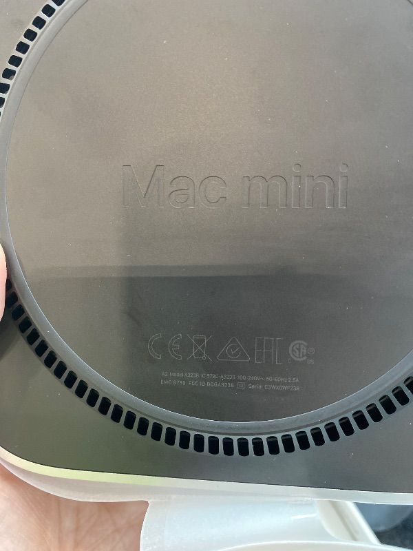 Photo 1 of **UNTESTED**
Apple 2024 Mac mini Desktop Computer with M4 chip with 10?core CPU and 10?core GPU: Built for Apple Intelligence, 16GB Unified Memory, 512GB SSD Storage, Gigabit Ethernet. Works with iPhone/iPad