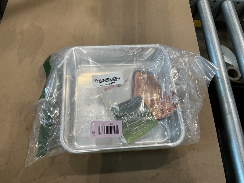 Photo 1 of *MINOR DAMAGE*
Nordic Ware - 47500 Nordic Ware Naturals Aluminum Commercial 8" x 8" Square Cake Pan, 8 by 8 inches, Silver