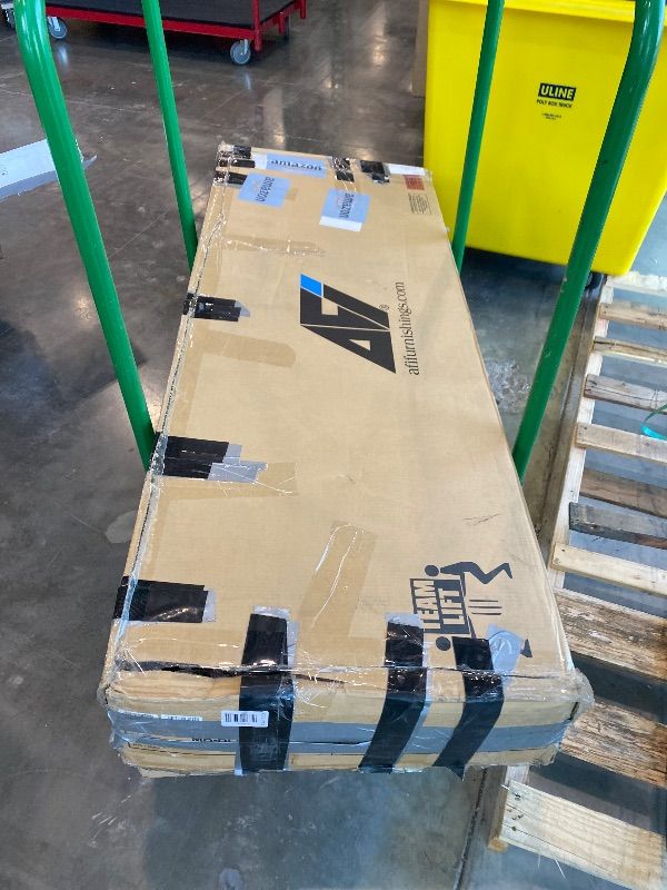 Photo 1 of **only one set**AFI, Santa Fe Queen Murphy Bed Chest with 6" Mattress & Built-in USB Charger, Walnut