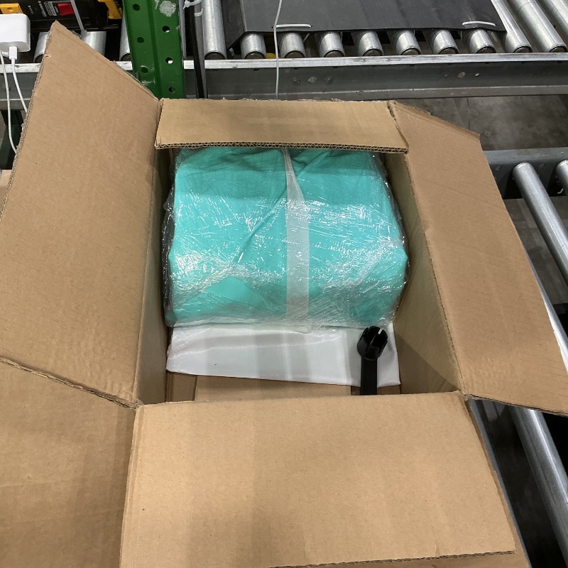 Photo 1 of ***SEE CLERK NBOTES***AKSPORT Gymnastics Air Mat Tumble Track Tumbling Mat Inflatable Floor Mats with Air Pump for Home Use/Tumble/Gym/Training/Cheerleading/Parkour/Beach/Park/Water(Mint Green, 9.84ft)