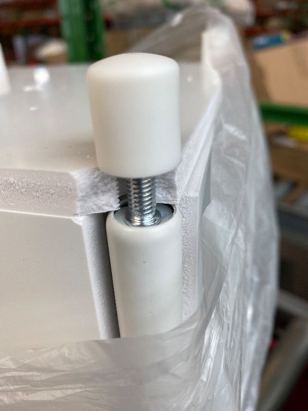 Photo 1 of ***MAJOR DAMAGE*** Kitsure Toilet Paper Holder Stand – Compact Bathroom Storage Cabinet for Extra Rolls and Small Items, Bathroom Organizers and Storage for Small Spaces, Over The Toilet Storage Cabinet, 31.0" H, White